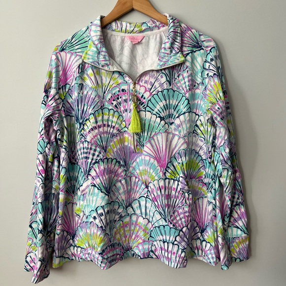 Lilly Pulitzer Tops - Lilly Pulitzer Skipper Popover | Oh Shello | Women’s XL
